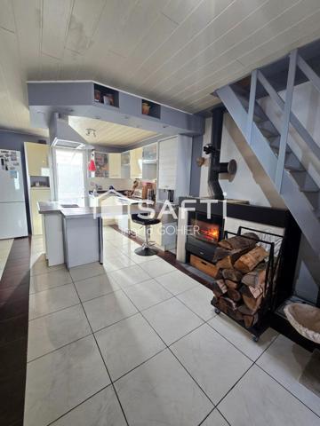 Maison plain-pied, terrain, garage, dépendance