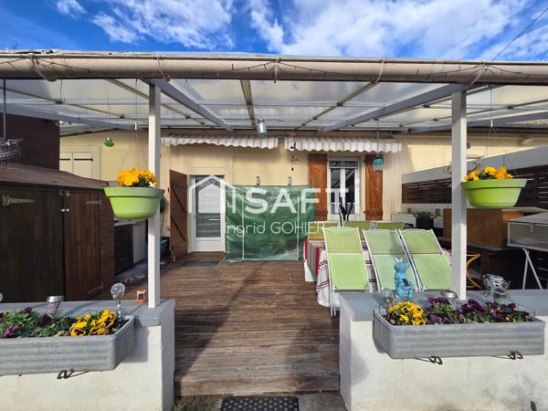 Maison plain-pied, terrain, garage, dépendance