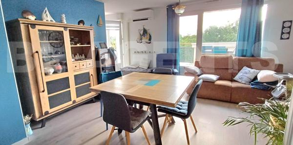 MEAUX  : Appartement F4 de standing récent avec 2 terrasses, vue dégagée  et 2 places de stationneme