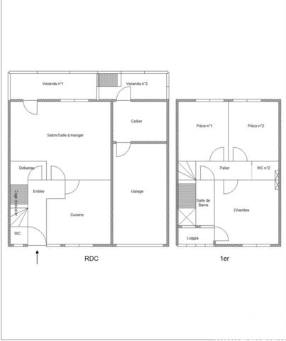 Maison à vendre 4 pièces 74,3 m² Le Blanc