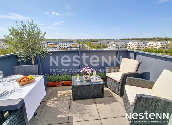 Vente appartement 3 pièces en dernier étage plein sud !