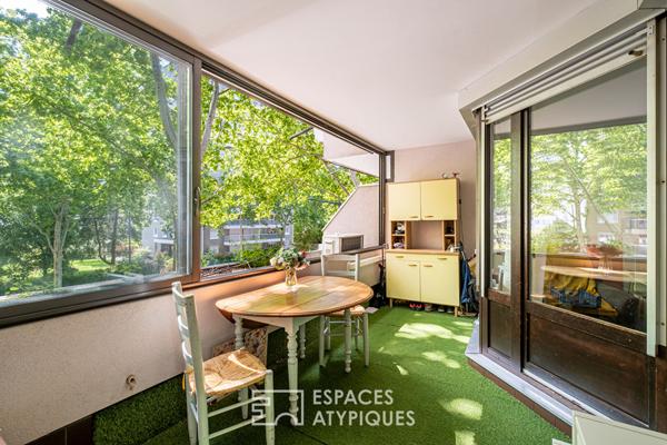 Appartement traversant avec loggia à Lyon 7ème