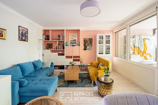 Appartement traversant avec loggia à Lyon 7ème