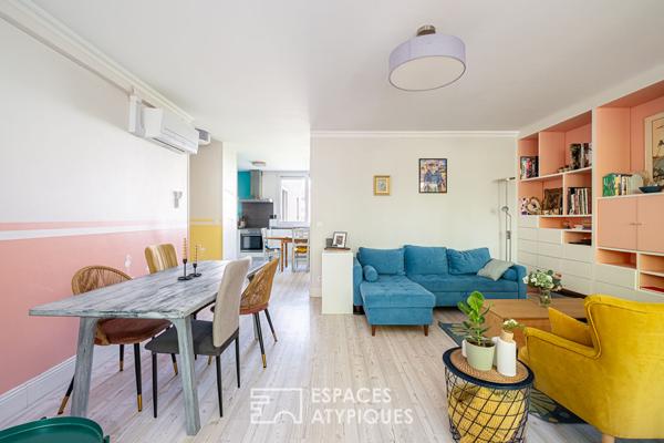 Appartement traversant avec loggia à Lyon 7ème