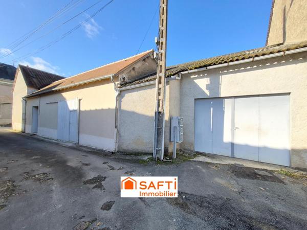 MAISON 3ch +Grenier +Cour +Atelier +Jardin +Garage