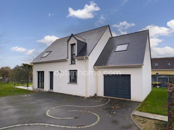 Proximité de Beuzeville - Maison - 130 m2 - 4 chambres dont 1 RDC - Plain pied - DPE A - Garage - Terrasse - Terrain 900 m2