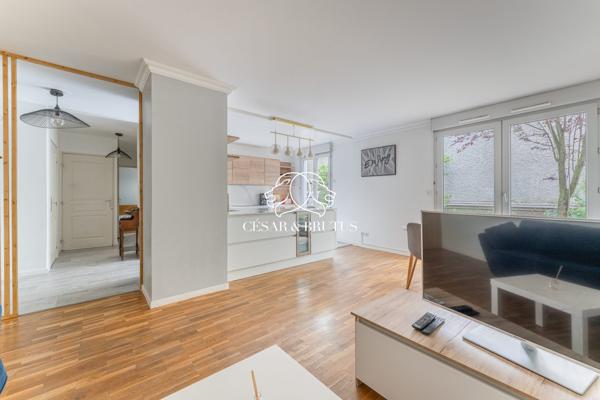 Sublime rez de jardin avec deux chambres
