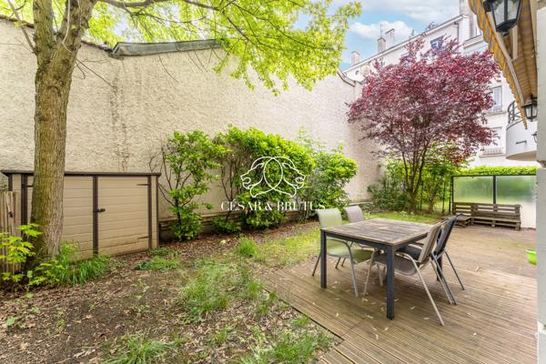 Sublime rez de jardin avec deux chambres