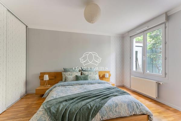 Sublime rez de jardin avec deux chambres