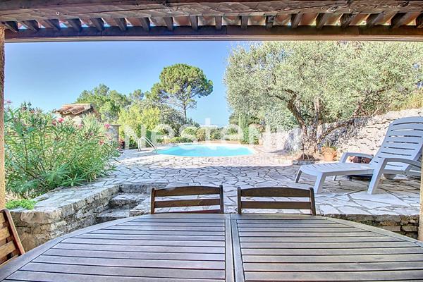 A VENDRE à LORGUES ! MAISON PROVENÇALE AVEC DÉPENDANCE, PISCINE ET VUE