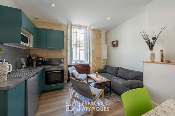 L’échoppe double avec jardin et piscine