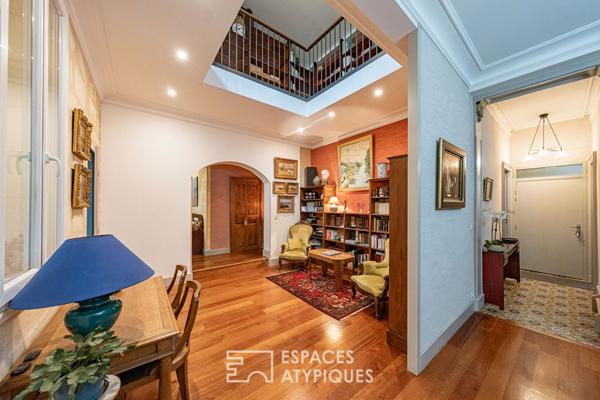 L’échoppe double avec jardin et piscine