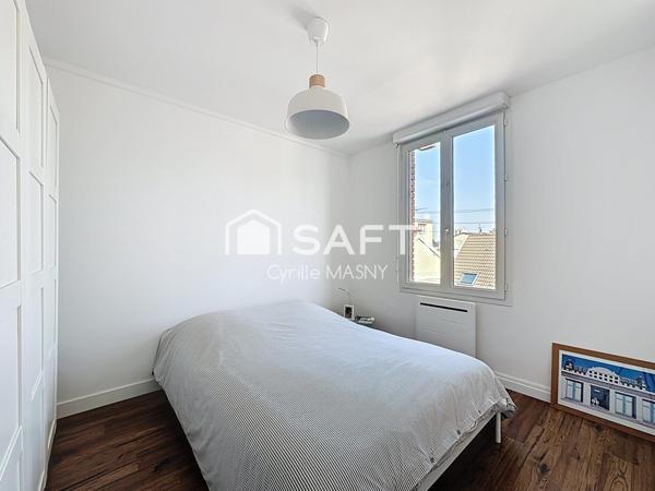 Appartement rénové avec goût, 2 chambres et garage