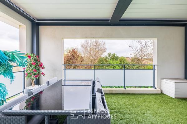 Duplex de standing en résidence privée