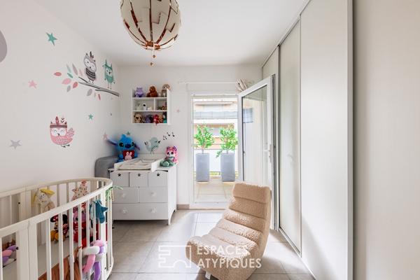 Duplex de standing en résidence privée