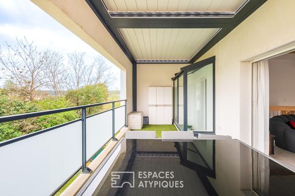 Duplex de standing en résidence privée