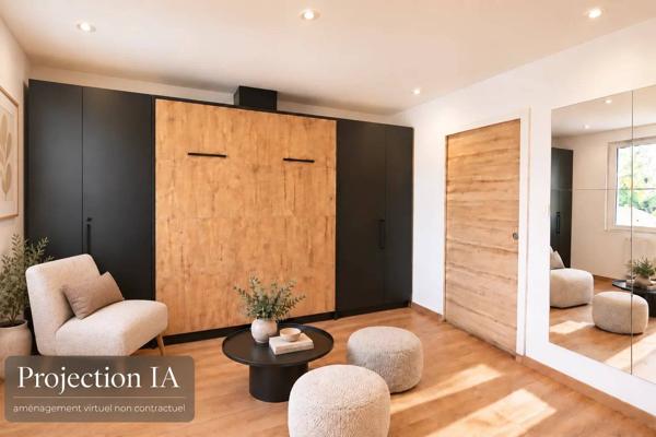T2 29,37 m² rénové haut de gamme – Vue dégagée – Métro A Cusset