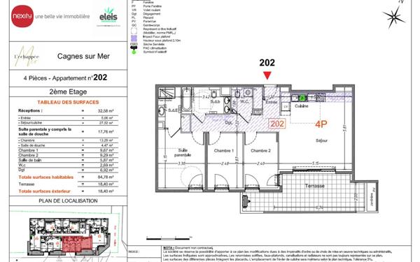 Appartement à vendre    4 pièces • 84,78 m2 Cagnes-sur-Mer