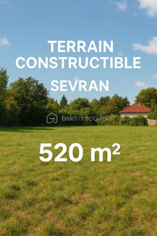 Terrain de 520 m²