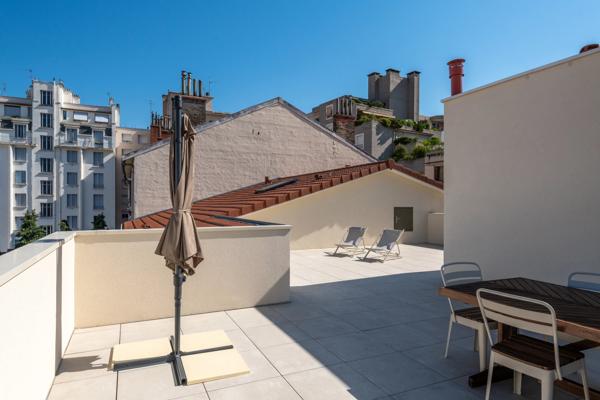 Villeurbanne - Dernier étage de 106,8 m² carrez - Terrasse 90 m²