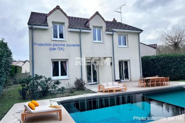 Saint-Cyr-en-Val (45590) Saint-Cyr-en-Val (45590) - Maison 154 m² carrez (158m²/sol) – 4 Chbrs – Piscine – T 709 m²