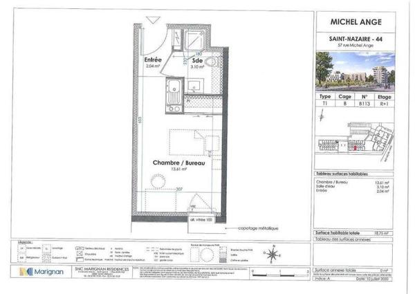 Appartement 1 pièce - 44600 Saint-Nazaire