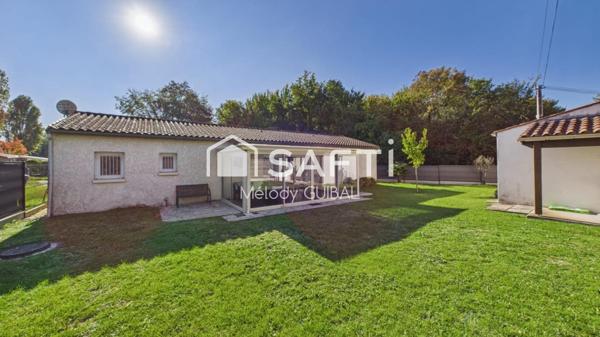 À Médis, maison de 113 m², 3 chambres, garage et jardin clos.