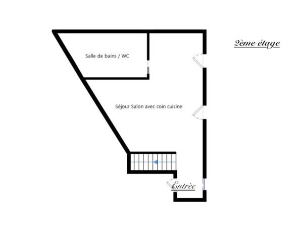 APPARTEMENT À VENDRE 2 PIÈCES CENTRE-VILLE HOULGATE CÔTE FLEURIE CALVADOS