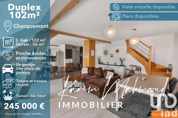 Appartement à vendre 4 pièces 103 m² Charquemont