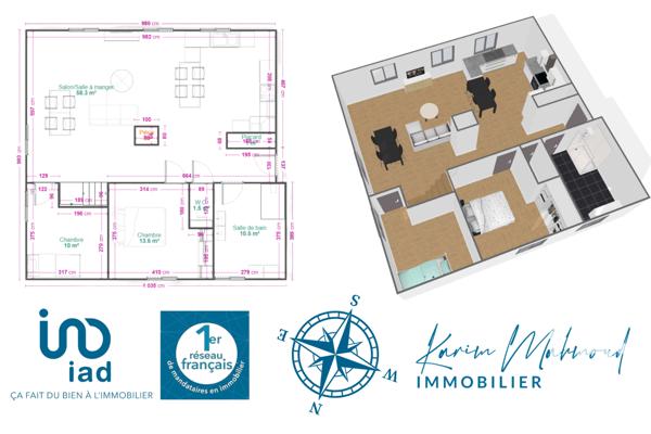 Appartement à vendre 4 pièces 103 m² Charquemont