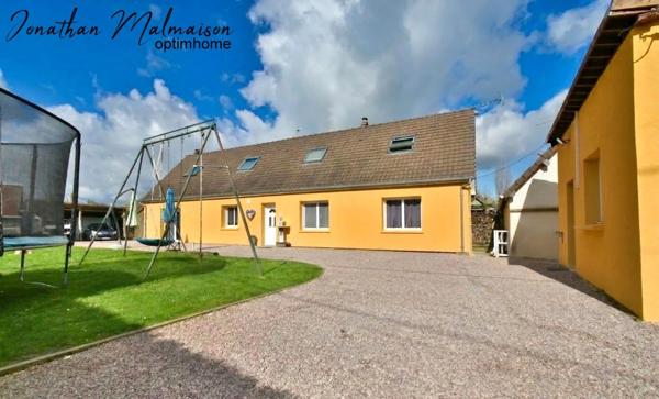 Charmante maison entièrement rénovée – 4 chambres – Terrain clos – proche Évreux