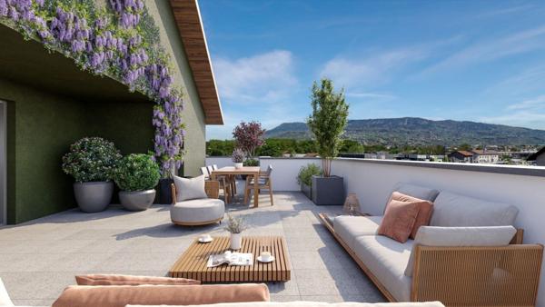 À vendre – Appartement T5 de 97.20 m² attique à Vétraz-Monthoux (74)