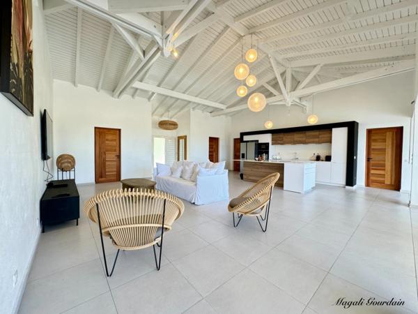 EN EXCLUSIVITE - A VENDRE - VILLA DE PRESTIGE MEUBLEE AVEC VUE MER - SAINT FRANCOIS