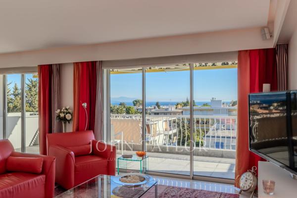 Début du Cap d'Antibes | Dernier étage vue mer