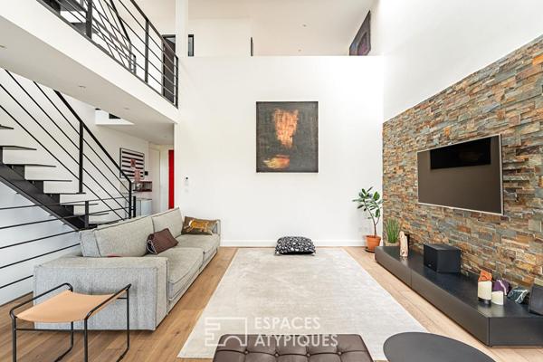 Maison d’architecte avec jardin et rooftop vue Tour Eiffel à Clamart