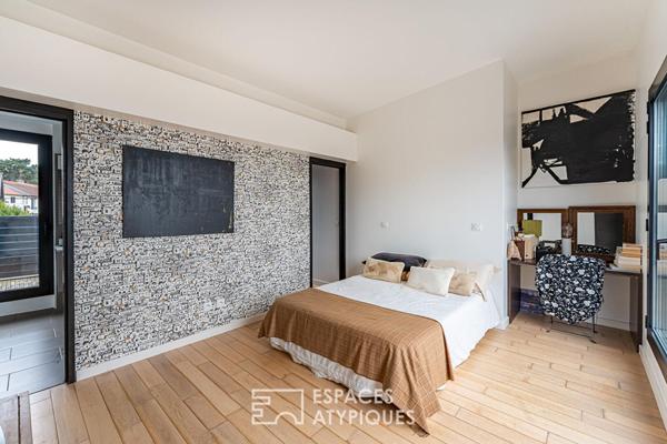 Maison d’architecte avec jardin et rooftop vue Tour Eiffel à Clamart