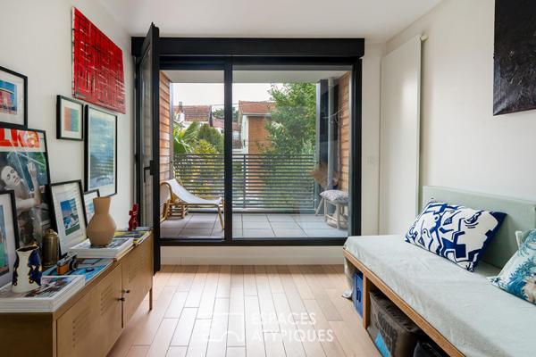 Maison d’architecte avec jardin et rooftop vue Tour Eiffel à Clamart