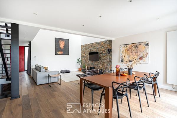 Maison d’architecte avec jardin et rooftop vue Tour Eiffel à Clamart