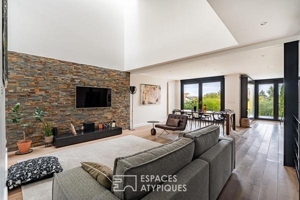 Maison d’architecte avec jardin et rooftop vue Tour Eiffel à Clamart