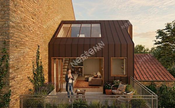 Puteaux : Quartier Colline, Duplex en dernier étage avec Terrasse et Cave