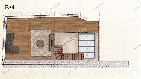 Puteaux : Quartier Colline, Duplex en dernier étage avec Terrasse et Cave