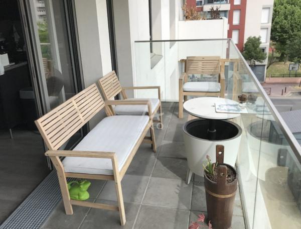 ASNIERES SUR SEINE - ECO QUARTIER/ GRESILLONS. F4 AVEC BALCON TERRASSE ET PARKING