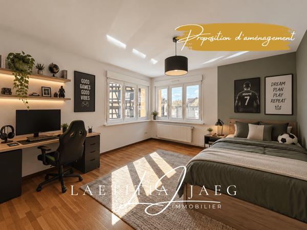 FEGERSHEIM – APPARTEMENT 3 PIÈCES – 74 M² – 2 CHAMBRES – 2 PARKINGS – 2 CAVES