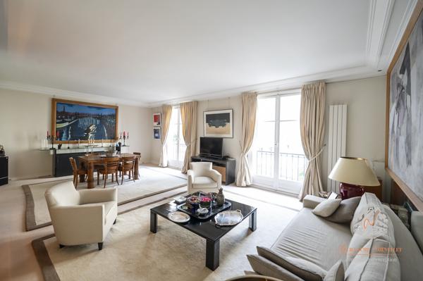 Neuilly-sur-Seine (92200) Neuilly-sur-Seine/Saint-James/Pont de Neuilly/Longchamp - Appartement élégant de réception et familial de 4 pi