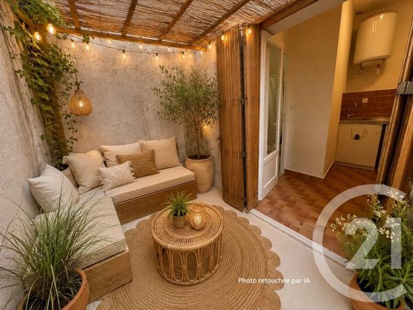 Appartement F1 à vendre  1 pièce - 22,20 m 2   NIMES  - 30