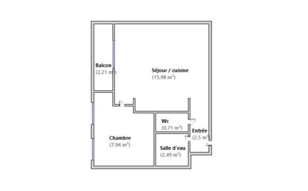 Vente / Appartement T1 bis