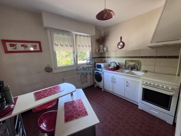 Appartement F3 – 65 m² – Rez-de-chaussée – Garage et cave – Luxeuil-les-Bains