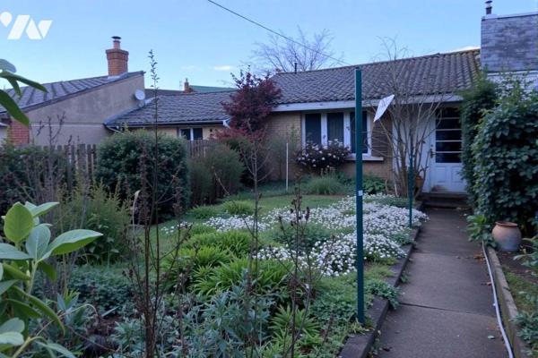 MANCELLE de 80m² avec dépendance et jardin sur LE MANS Quartier SAINT PAVIN