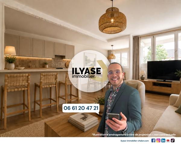Appartement T4 | 3 CH | Cave | Parking privatif en sous-sol