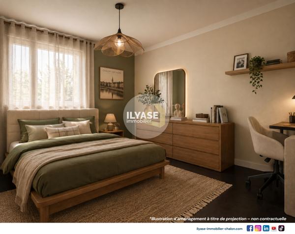 Appartement T4 | 3 CH | Cave | Parking privatif en sous-sol